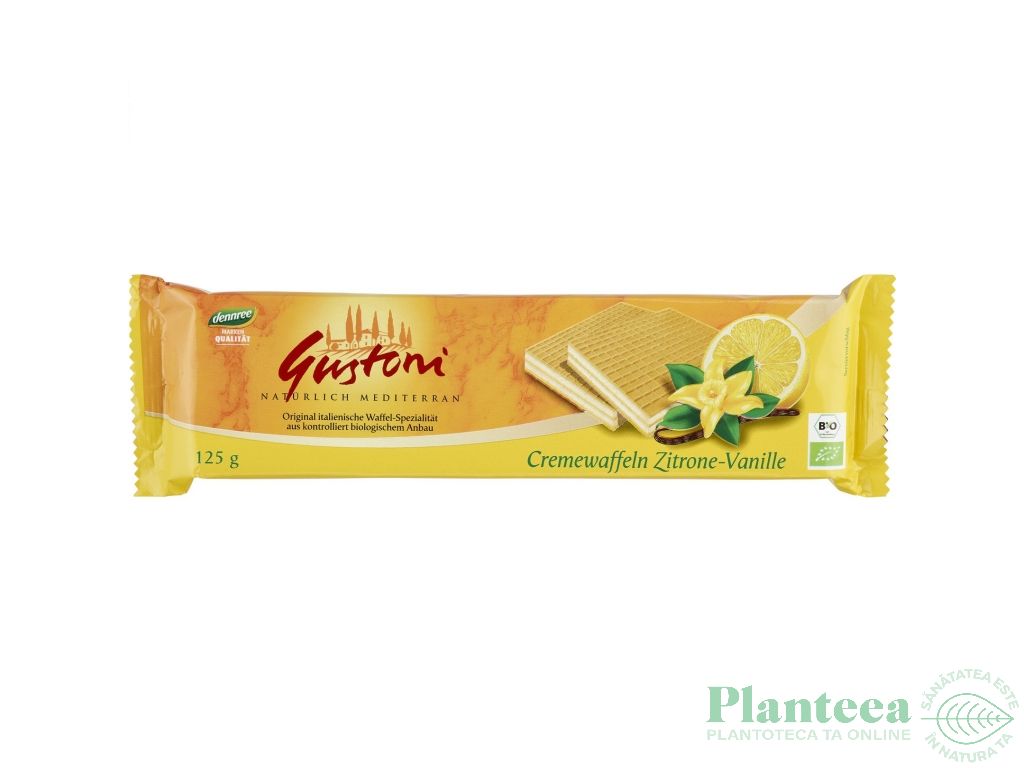 Napolitane lamaie vanilie eco 125g - GUSTONI