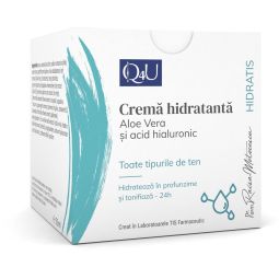 Crema hidratanta aloe vera acid hialuronic HidraTis Q4U 50ml - TIS