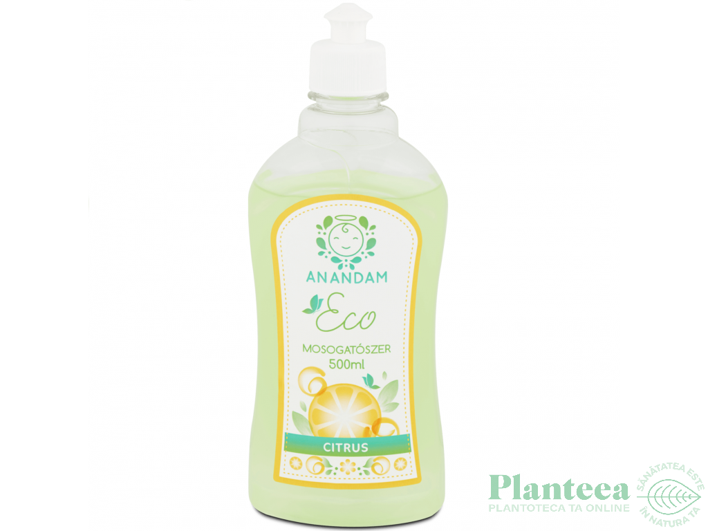 Detergent lichid vase citrice 500ml - ANANDAM