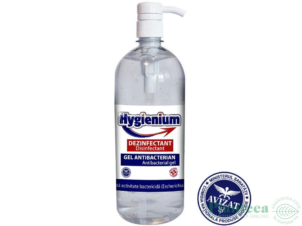 Gel antibacterian dezinfectare maini 1L - HYGIENIUM