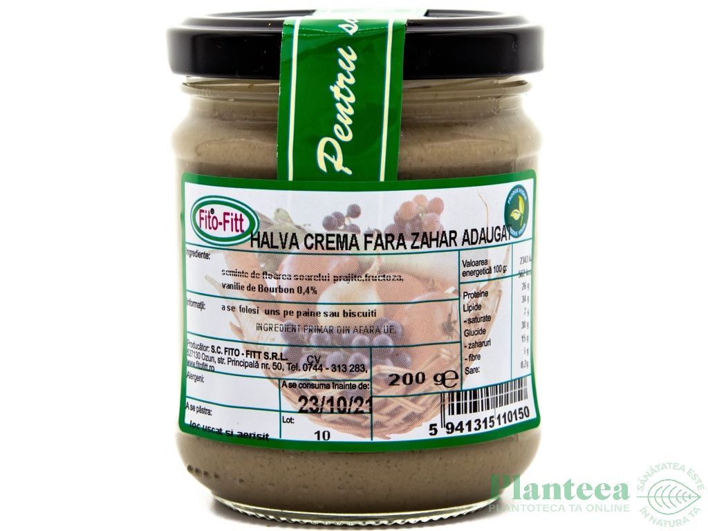 Halva fara zahar 200g - FITO FITT