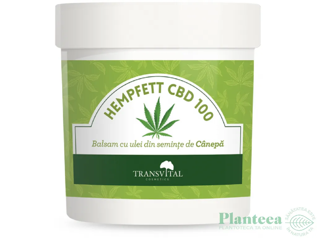 Balsam ulei seminte canepa CBD100 Hempfett 250ml - TRANSVITAL