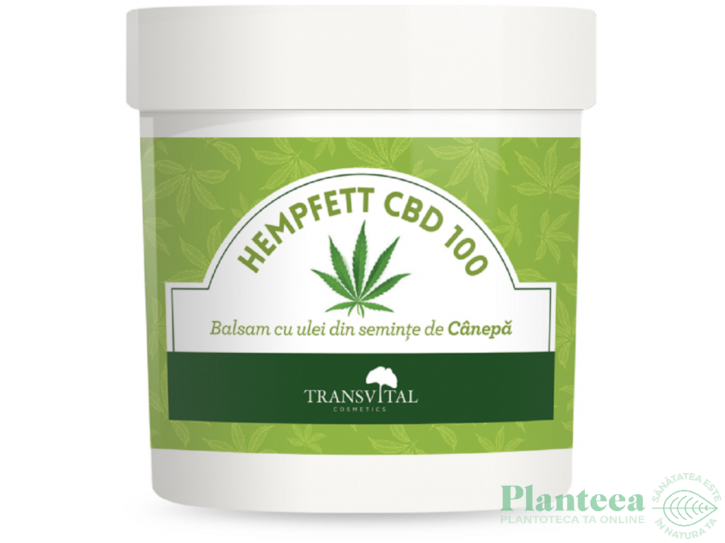 Balsam ulei seminte canepa CBD100 Hempfett 250ml - TRANSVITAL