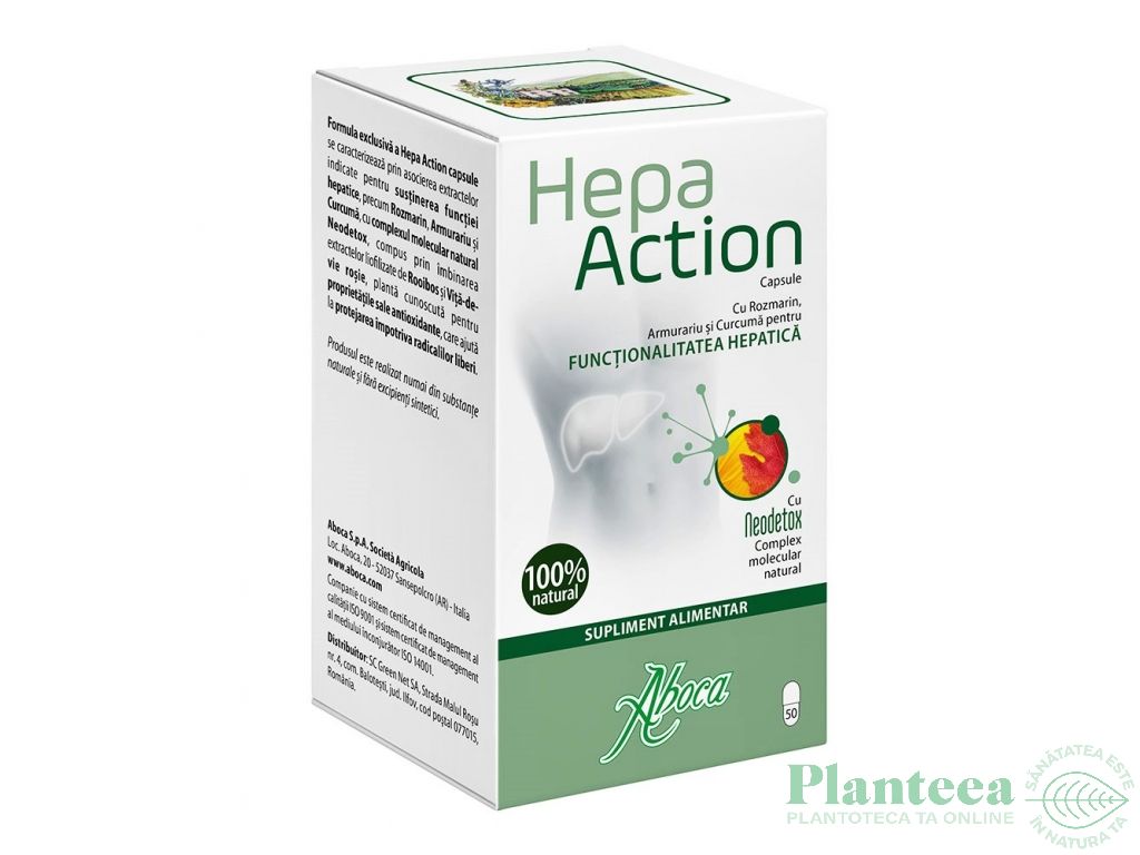 Hepa Action hepatoprotector 50cps - ABOCA