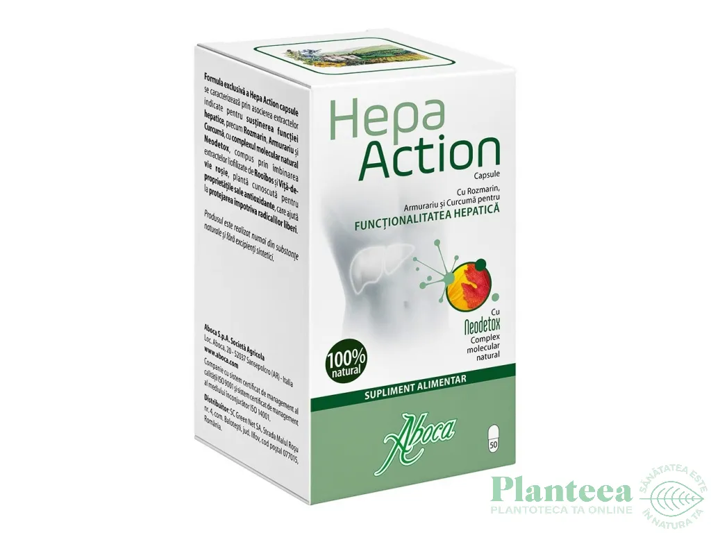 Hepa Action hepatoprotector 50cps - ABOCA
