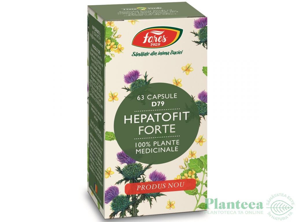 Hepatofit forte 63cps - FARES