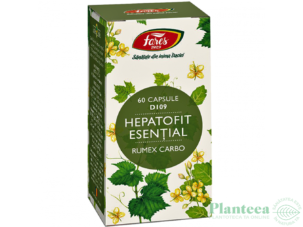 Hepatofit esential rumex carbo 60cps - FARES