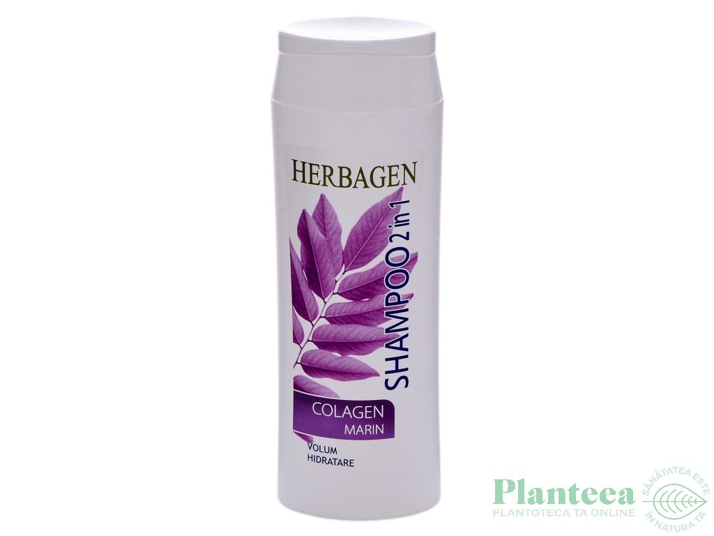 Sampon 2in1 colagen marin volum hidratare 250ml - HERBAGEN