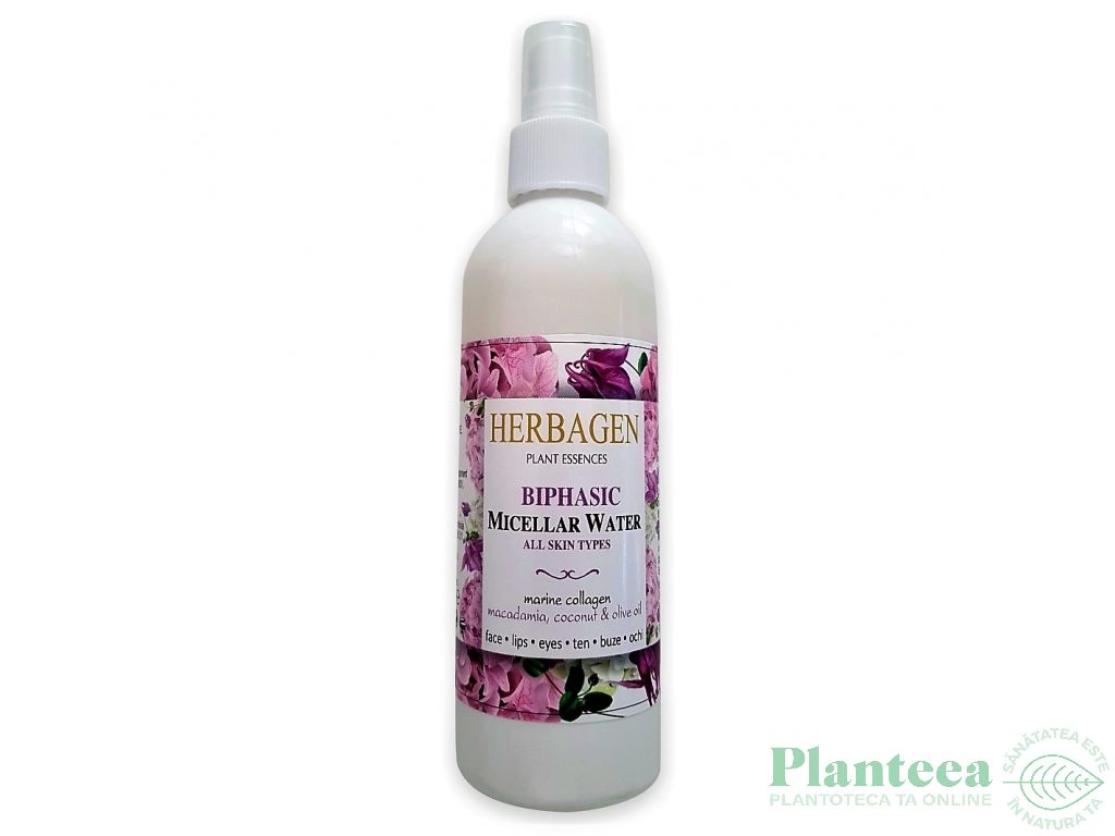 Apa micelara bifazica colagen marin 150ml - HERBAGEN