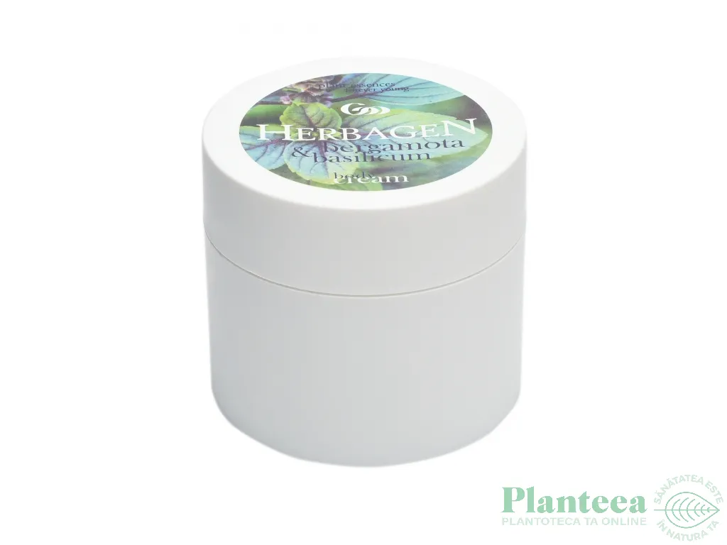 Crema corp bergamota busuioc 250ml - HERBAGEN