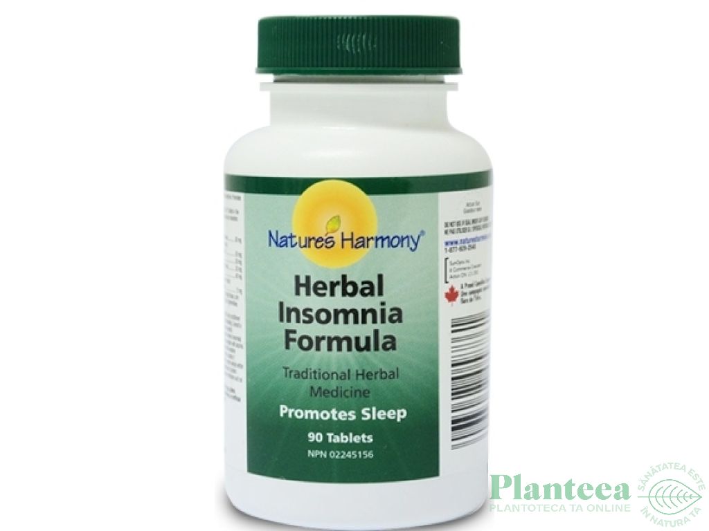 Herbal Insomnia 90cp - NATURES HARMONY