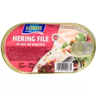 Hering file in sos paprika 170g - LOSOS