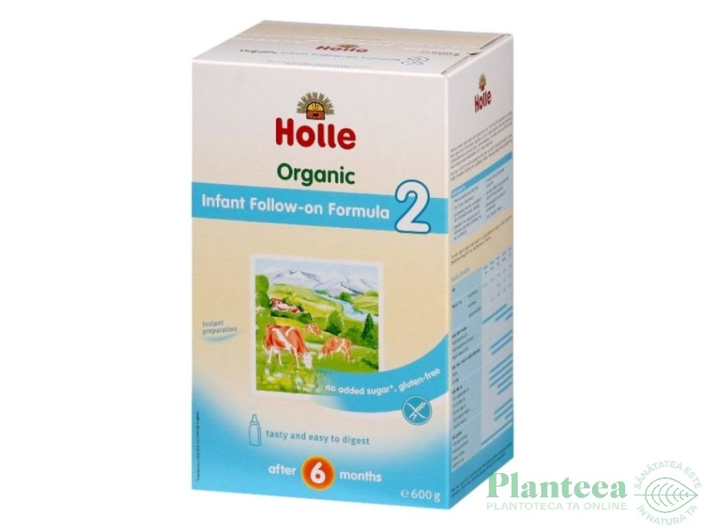 Lapte formula2 vaca +6luni eco 600g - HOLLE