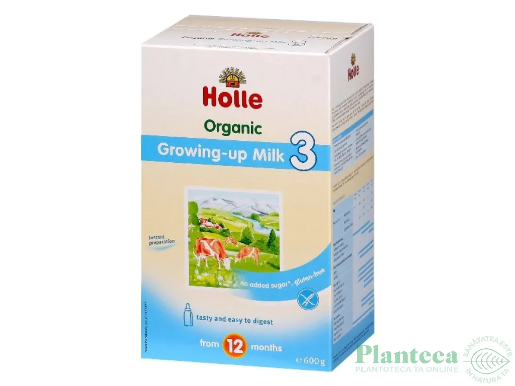 Lapte formula3 vaca +10luni eco 600g - HOLLE