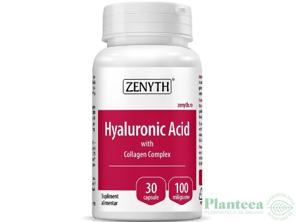 Acid hialuronic colagen complex 100mg 30cps - ZENYTH