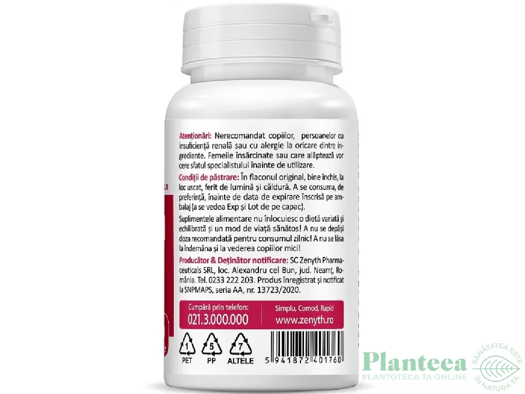 Acid hialuronic colagen complex 100mg 30cps - ZENYTH