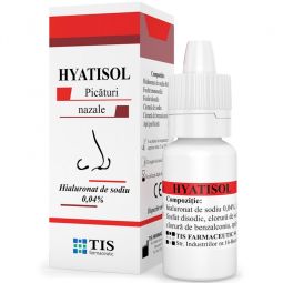 Picaturi nazale Hyatisol 10ml - TIS