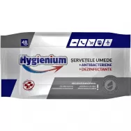 Servetele umede antibacteriene dezinfectante 48b - HYGIENIUM