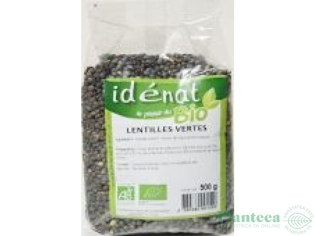 Linte verde boabe eco 500g - IDENAT