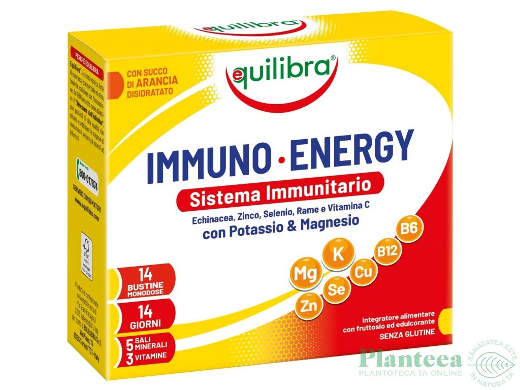 Immuno Energy sustinere sistem imunitar plicuri 14x7g - EQUILIBRA