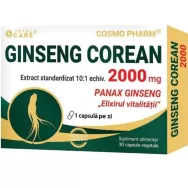 Ginseng coreean 2000mg 30cp - COSMO PHARM