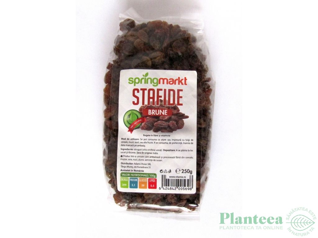 Stafide brune 1kg - SPRINGMARKT