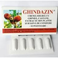 Supozitoare Ghindazin 10x1,5g - ELZIN PLANT