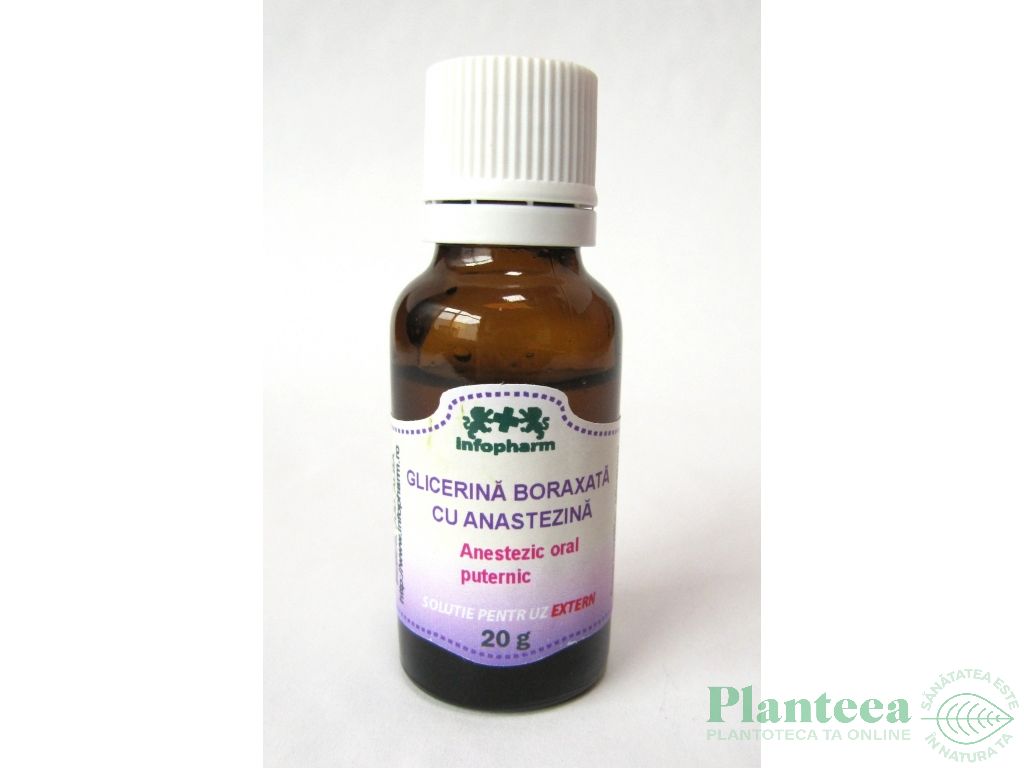 Glicerina boraxata anestezina 20g - INFOPHARM