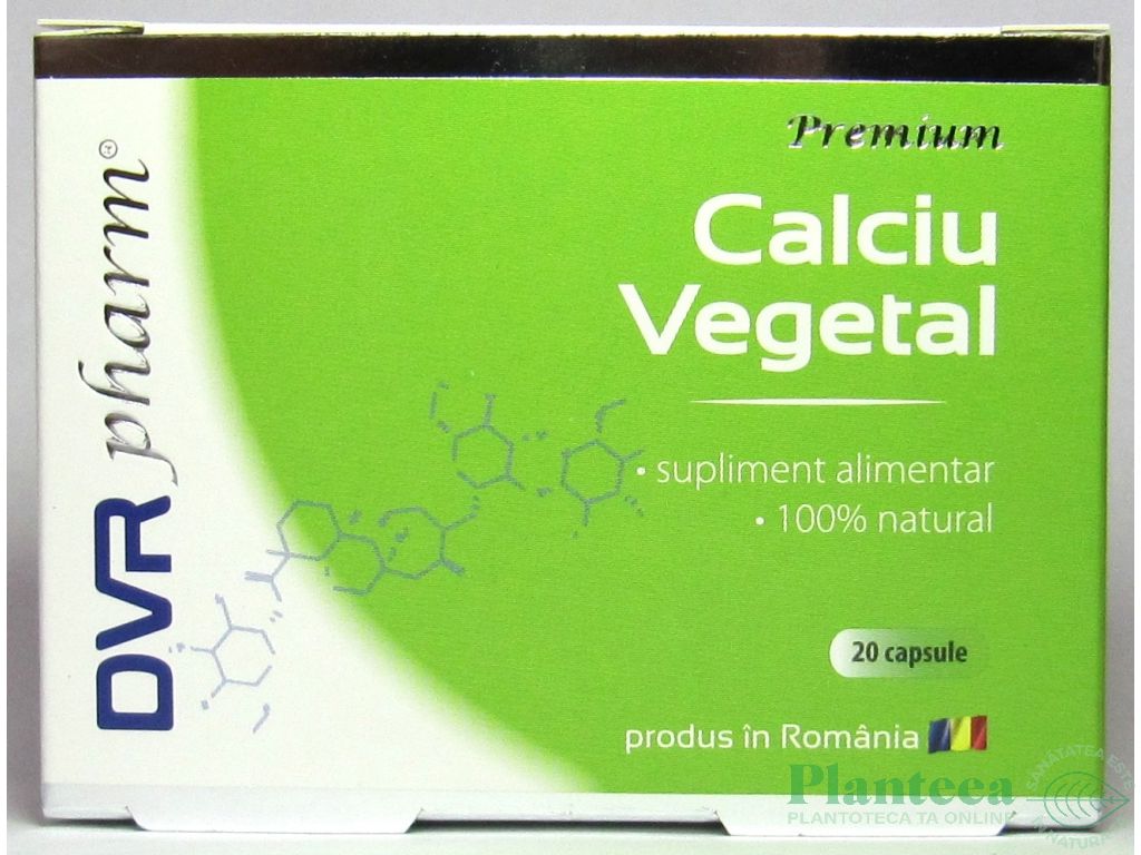 Calciu vegetal 20cps - DVR PHARM