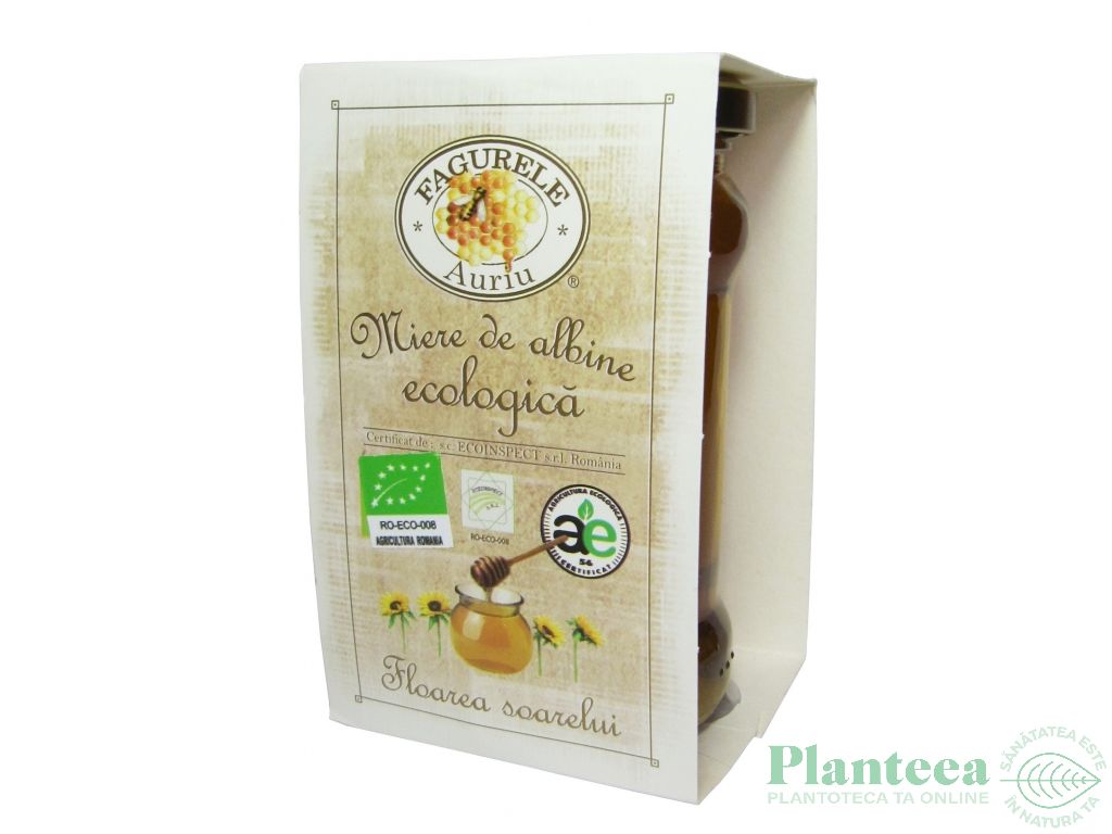 Miere fl soarelui eco 400g - FAGURELE AURIU