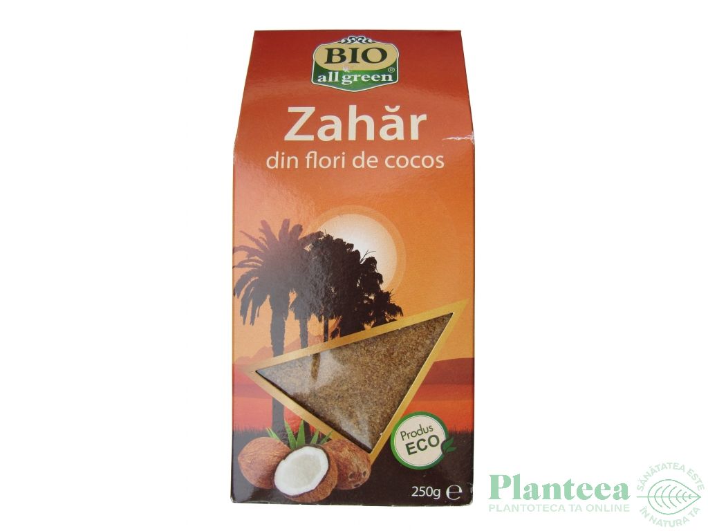 Zahar flori cocos bio 250g - BIO ALL GREEN