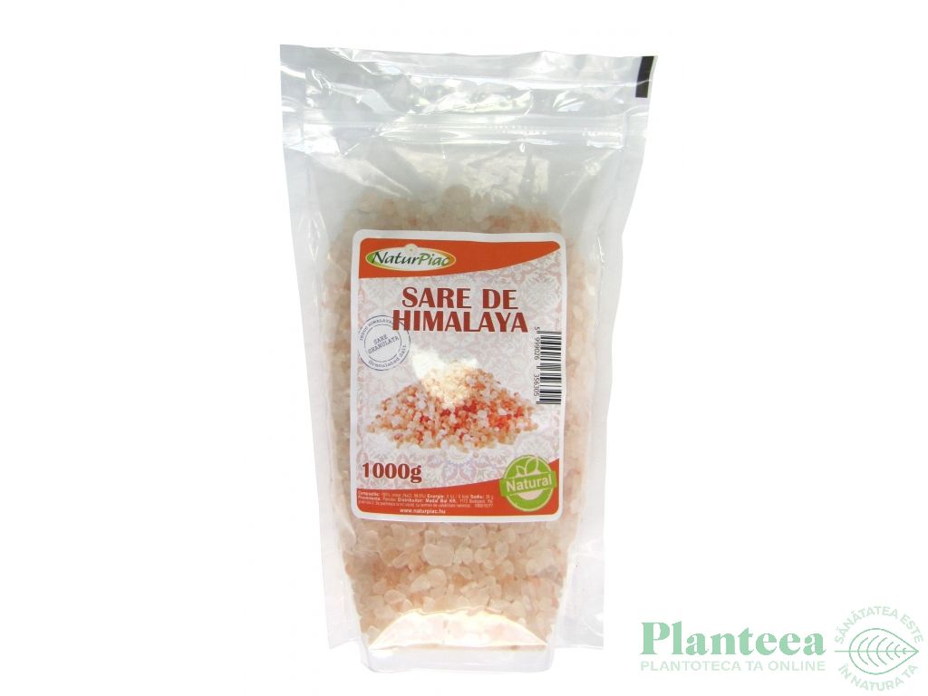 Sare roz cristale Himalaya 1kg - NATURPIAC