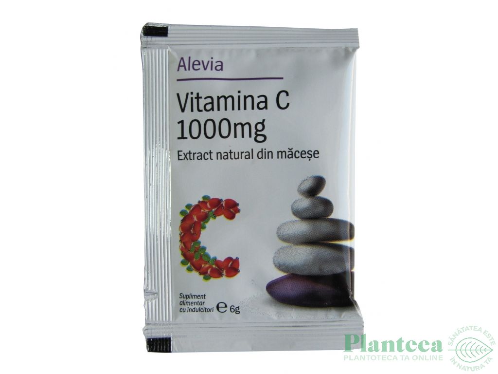 Vitamina C 1000mg [extract macese] solubila 1pl - ALEVIA
