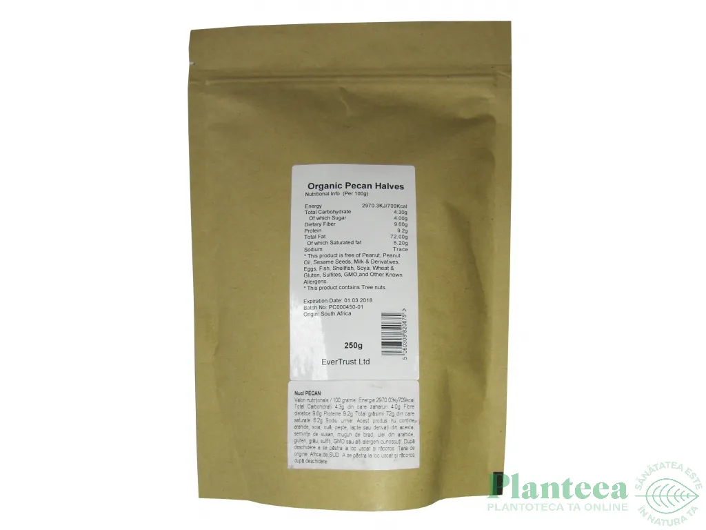 Nuci pecan 250g - EVERTRUST