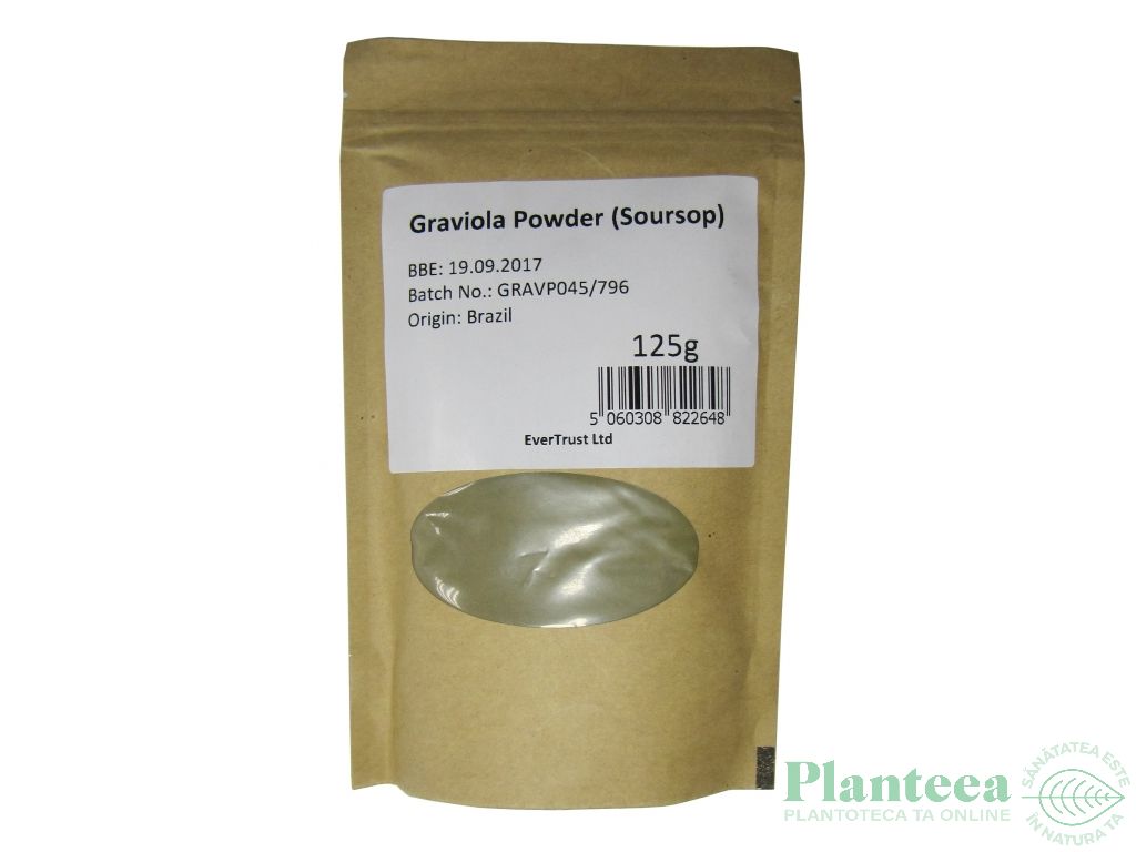 Pulbere graviola 125g - EVERTRUST