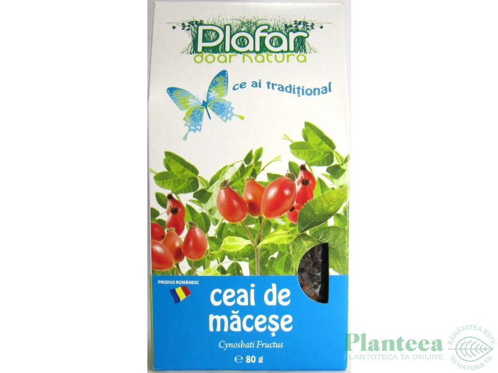 Ceai macese zdrobite 80g - PLAFAR