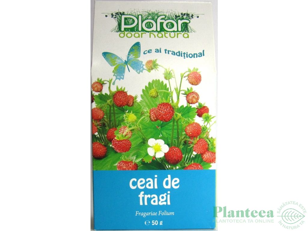 Ceai fragi frunze 50g - PLAFAR