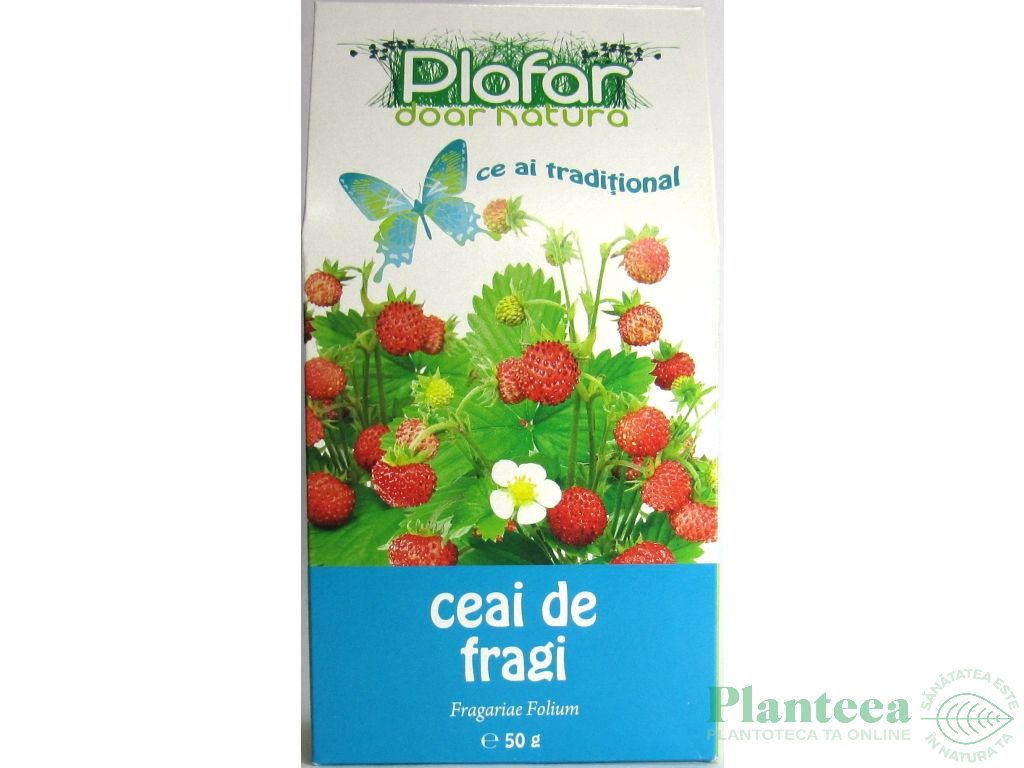 Ceai fragi frunze 50g - PLAFAR