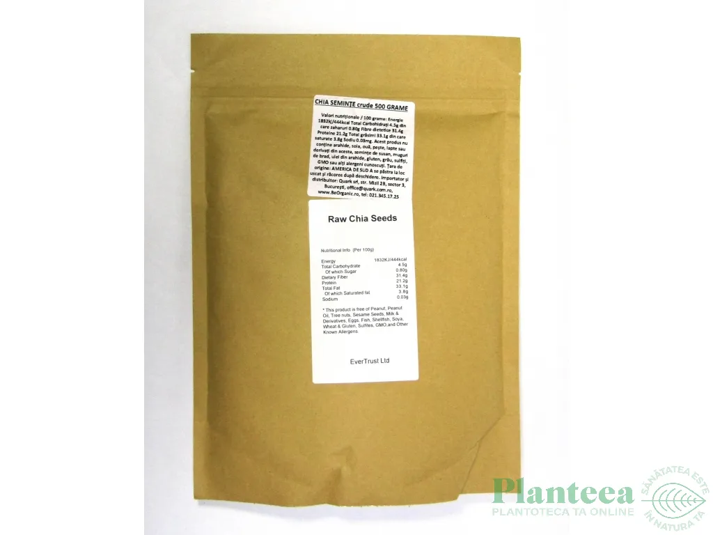 Seminte chia 500g - EVERTRUST