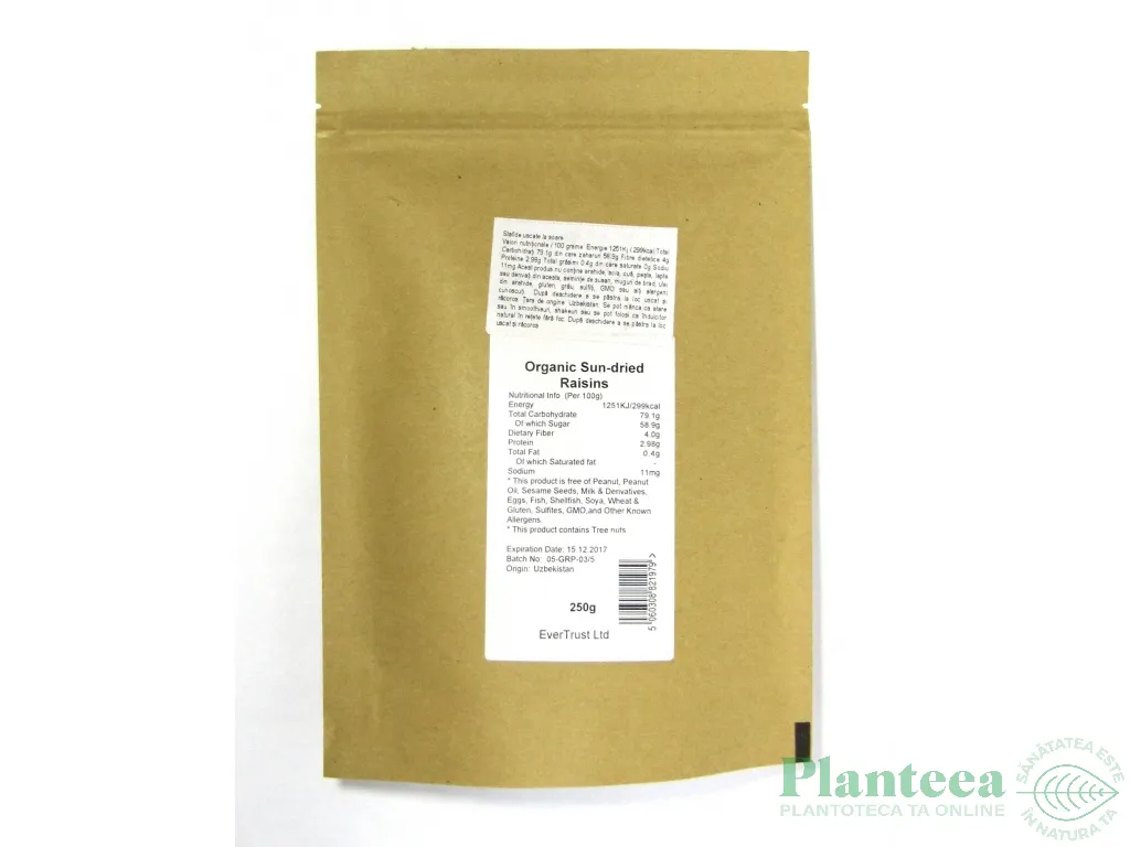 Stafide brune 250g - EVERTRUST