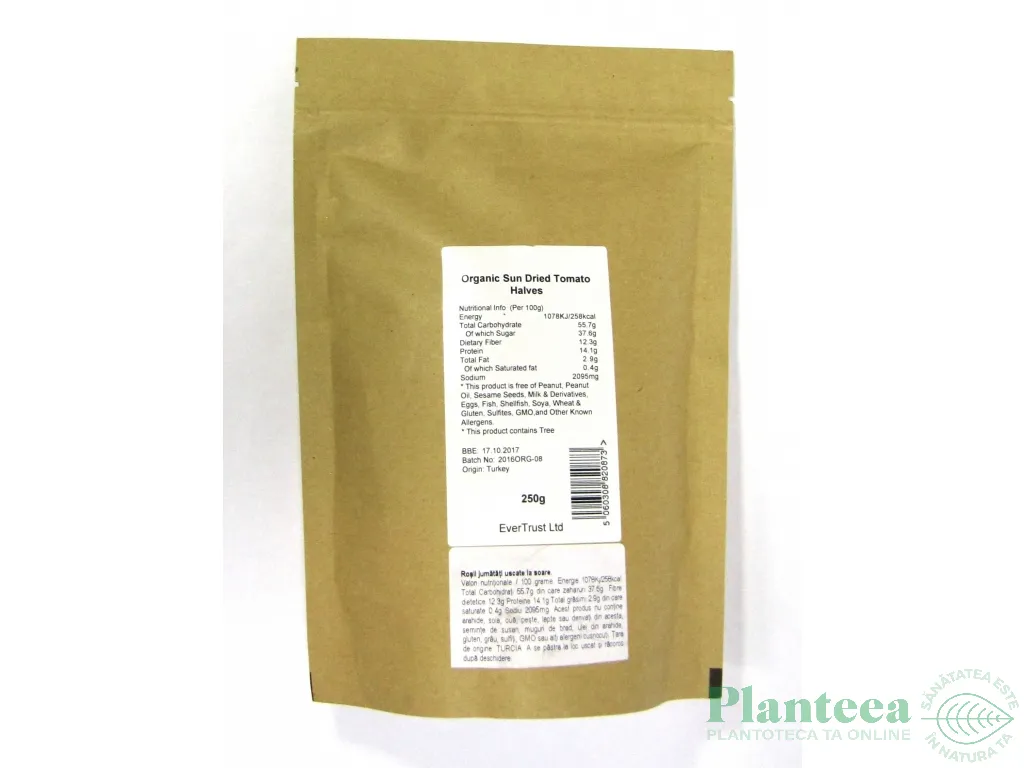 Rosii uscate la soare 250g - EVERTRUST