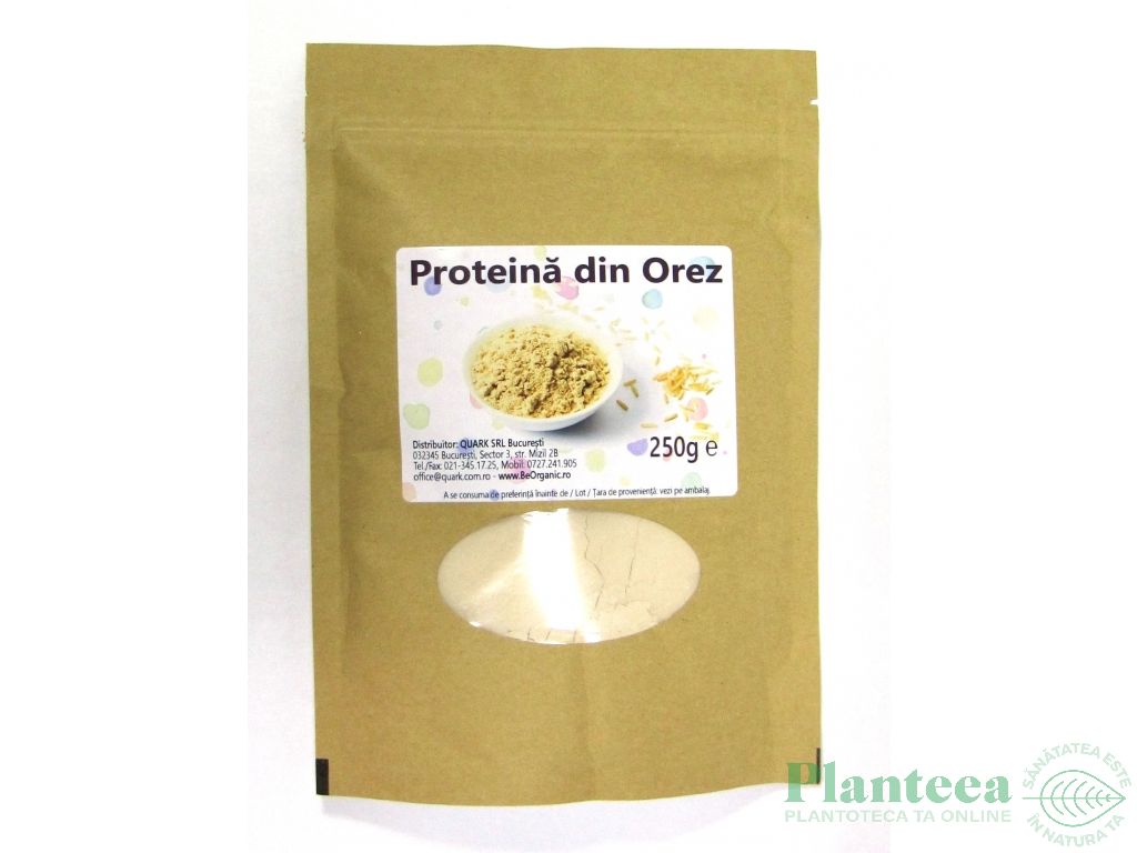 Pulbere proteica orez organica 250g - EVERTRUST