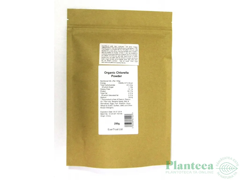 Pulbere chlorella 250g - EVERTRUST