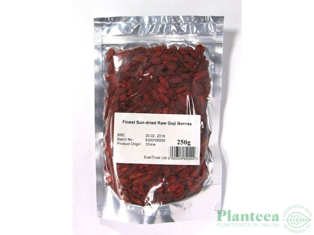 Goji fructe uscate 250g - EVERTRUST