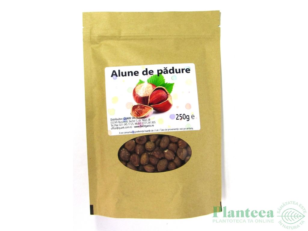 Alune padure crude intregi 250g - EVERTRUST