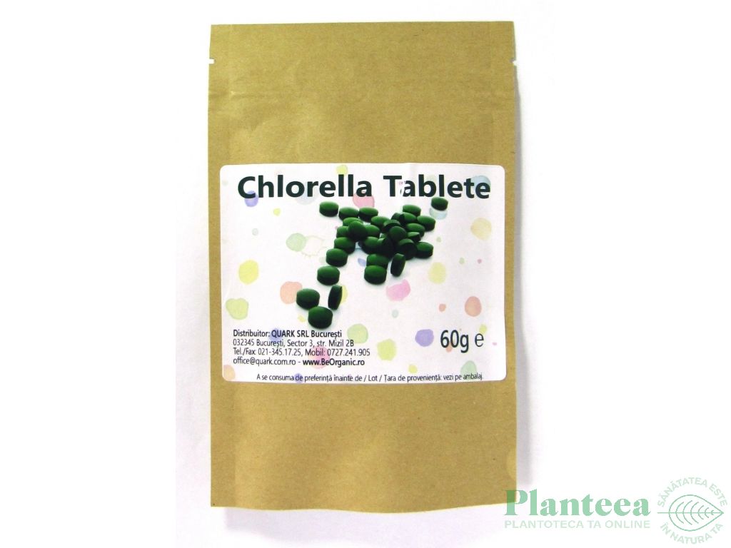 Chlorella organica tablete 60cp - EVERTRUST