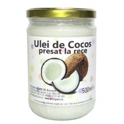 Ulei cocos presat rece 500ml - EVERTRUST