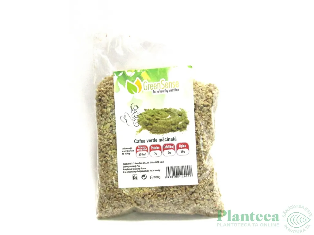Cafea verde macinata 100g - GREEN SENSE