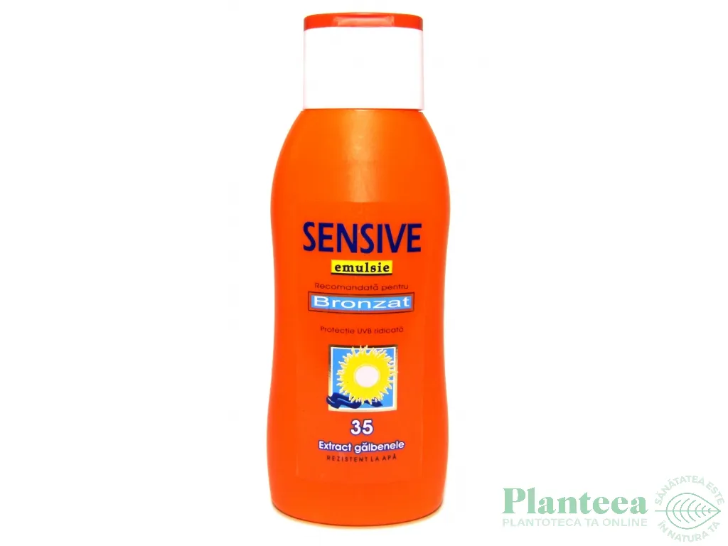 Emulsie plaja spf35 galbenele 250ml - SENSIVE