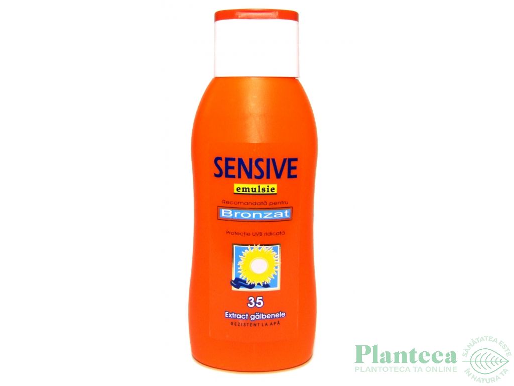 Emulsie plaja spf35 galbenele 250ml - SENSIVE